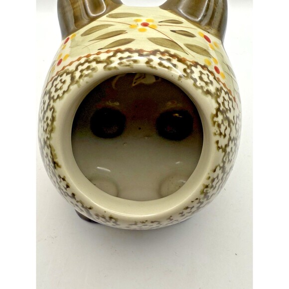 Temptations Old World Green Pig Spice Tea Jar Canister with Lid Stoneware - Picture 8 of 12